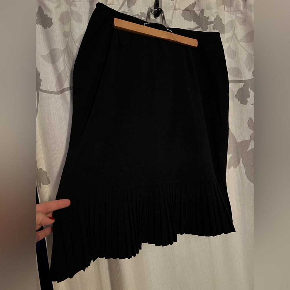 Black Pleated Skirt